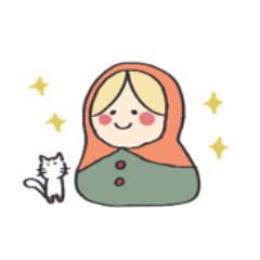 [LINEスタンプ] ほんわかマトリョーシカ