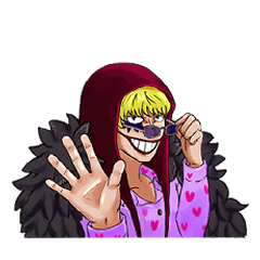 [LINEスタンプ] ONE PIECE コラソン大好きスタンプ