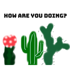 [LINEスタンプ] サボテン/cactus      多肉植物/Succulents