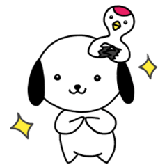 [LINEスタンプ] たろ犬と、つるちゃとカメち2。の画像（メイン）