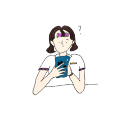 [LINEスタンプ] 韓国の女の子 한국말.ver