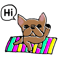 [LINEスタンプ] ハワイのフレブル