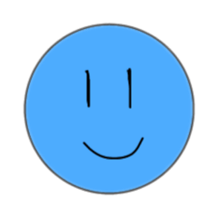 [LINEスタンプ] 青い人間スタンプ