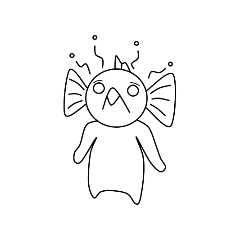 [LINEスタンプ] スケスケ半魚人シリーズ