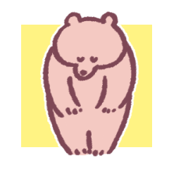 [LINEスタンプ] くまあそび 敬語