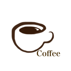 [LINEスタンプ] 手描きコーヒーの画像（メイン）
