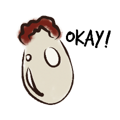 [LINEスタンプ] 牡蠣スタンプ（oyster）