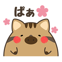 [LINEスタンプ] プーちゃん（伊豆のうり坊）