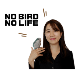 [LINEスタンプ] オキナインコ②