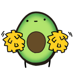 [LINEスタンプ] アボカドのアボちゃん