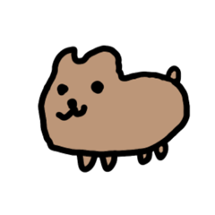[LINEスタンプ] かわいい犬のつもり