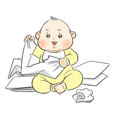 [LINEスタンプ] ぷにふわ赤ちゃん