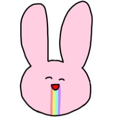 [LINEスタンプ] 分かりやすいうさぎ