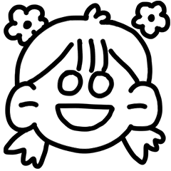 [LINEスタンプ] 少女は話がしたい！