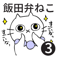 [LINEスタンプ] 飯田弁の猫3