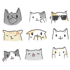 [LINEスタンプ] 何に猫