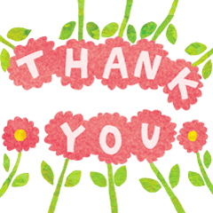 [LINEスタンプ] ありがとう（thank you）セット