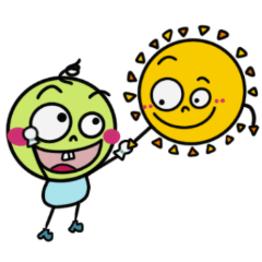 [LINEスタンプ] グリーンマメたん