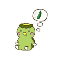 [LINEスタンプ] かっぱのどんどんちゃん 1