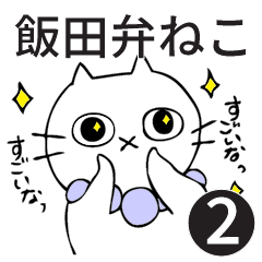 [LINEスタンプ] 飯田弁の猫2