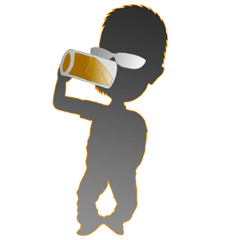 [LINEスタンプ] チョイ悪オヤジ シルエット