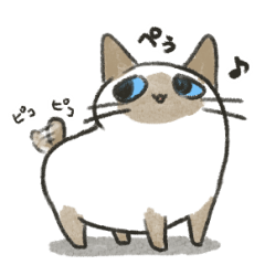 [LINEスタンプ] こげまるねこ