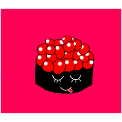 [LINEスタンプ] 顔がお寿司