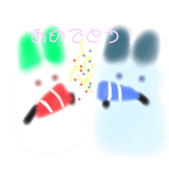 [LINEスタンプ] 雪うさぎと氷うさぎのもふもふスタンプ