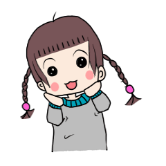 [LINEスタンプ] パッツンみなちゃんの毎日2