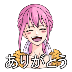 [LINEスタンプ] ONE PIECE レベッカ