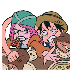 [LINEスタンプ] ONE PIECE 超新星のスタンプ