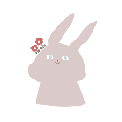 [LINEスタンプ] うさぎのような...