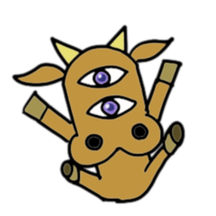 [LINEスタンプ] 牛頭