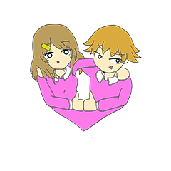 [LINEスタンプ] 色々ゆるいふたり