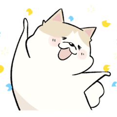 [LINEスタンプ] おもち ワンちゃん