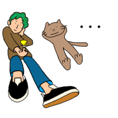 [LINEスタンプ] "猫のご機嫌トーマス"by浅野 椿