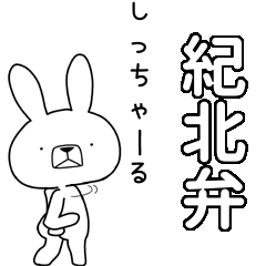 [LINEスタンプ] 方言うさぎBIG 紀北弁編