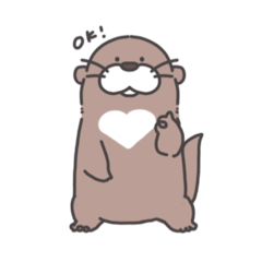 [LINEスタンプ] コツメカワウソのどんちゃん