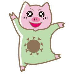 [LINEスタンプ] とんこちゃん