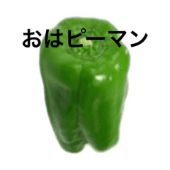 [LINEスタンプ] ピーマンスタンプw