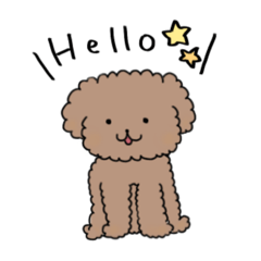 [LINEスタンプ] Poodle☆プードル☆犬