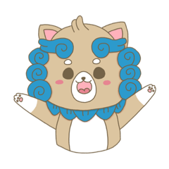 [LINEスタンプ] シーサー犬 文字なしver.