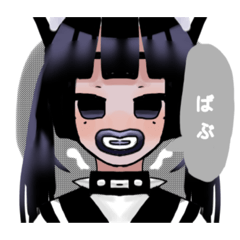 [LINEスタンプ] 黒猫チャン  ❣️