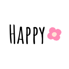 [LINEスタンプ] シンプルかわいいモノトーンスタンプ