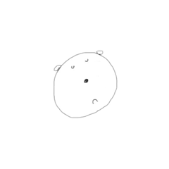 [LINEスタンプ] 言葉にできないシロクマのきもち