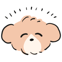 [LINEスタンプ] おだやかな犬