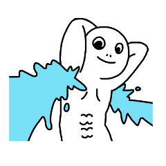 [LINEスタンプ] 腋汗だだもれマン スタンプ2