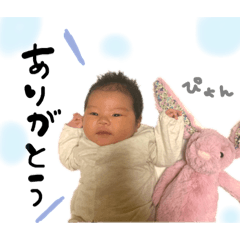 [LINEスタンプ] ネモ家の莉央ちゃん