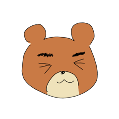 [LINEスタンプ] 濃ゆいくま