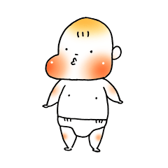 [LINEスタンプ] ほっぺたプルプル赤ちゃんスタンプ